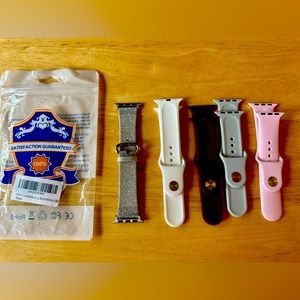 Bundle of 5 watch Straps fits 38mm/40mm (S/M)